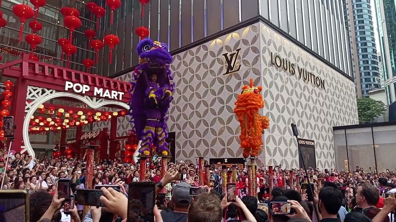 Acrobatic Lion Dance at Pavilion KL (Chinese New Year 2026 - Kuala Lumpur)