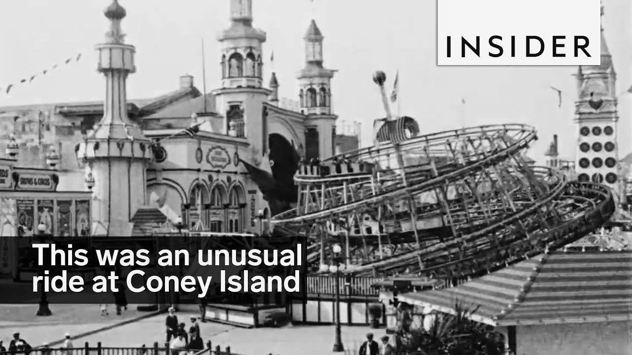 This was an unusual ride at Coney Island's Lunda Park 100 years ago