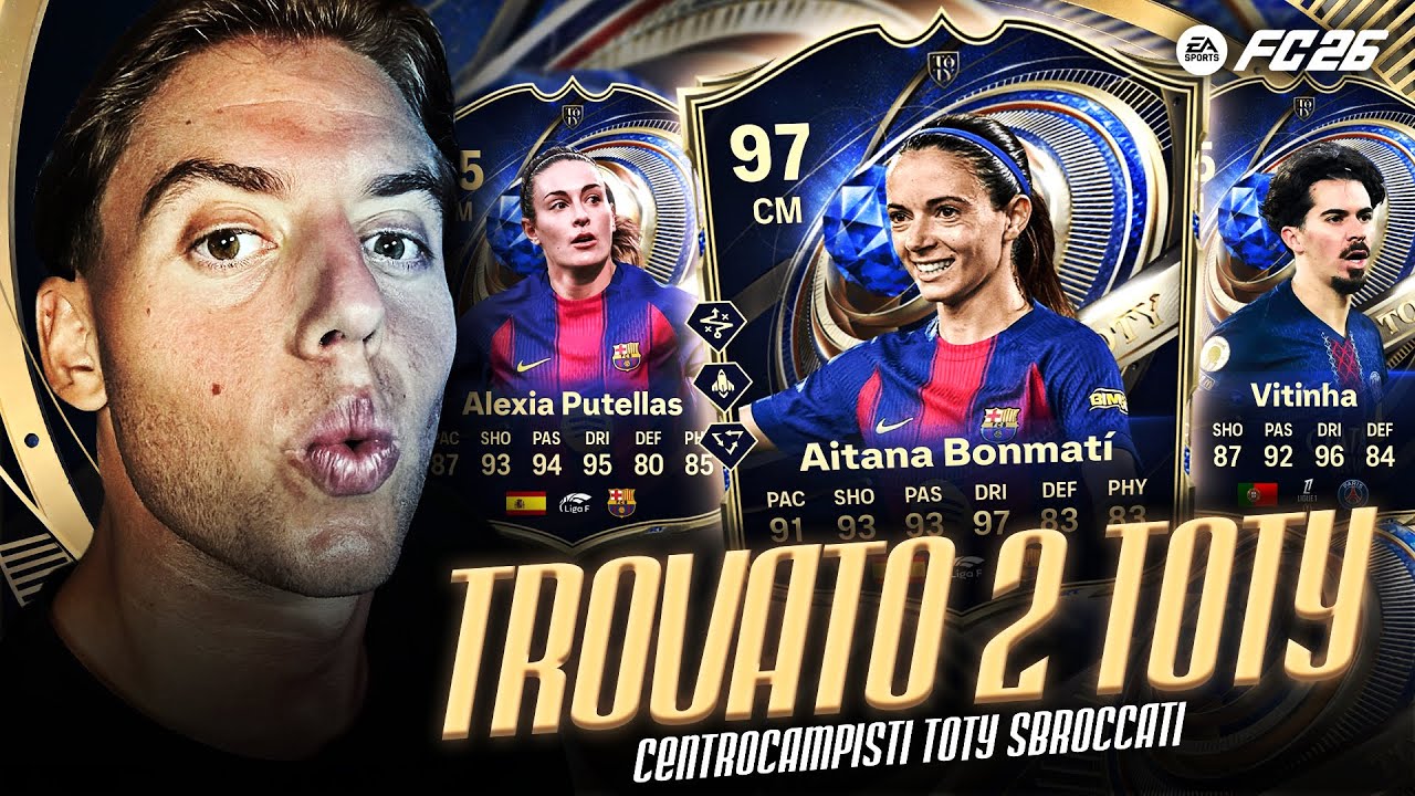 🔵 SECONDO TOTY NEL MIO ACCOUNT!! I CENTROCAMPISTI FANNO PAURA 😱 [FC 26 PACK OPENING]