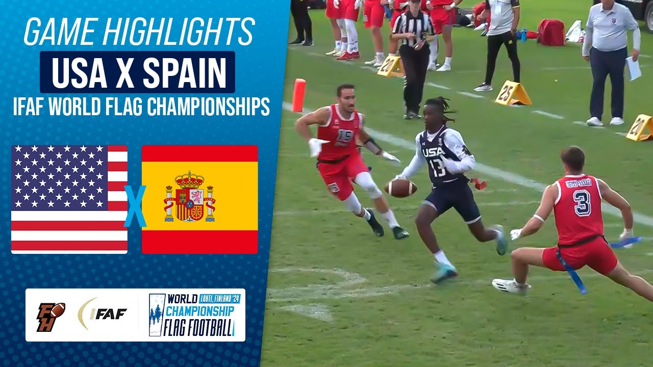 UNITED STATES X SPAIN | IFAF WORLD FLAG CHAMPIONSHIP 2024 | Game Highlights