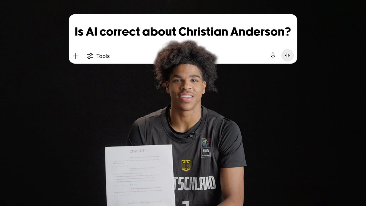 Is AI correct about Germany's Christian Anderson? 🇩🇪 | #FIBAU19