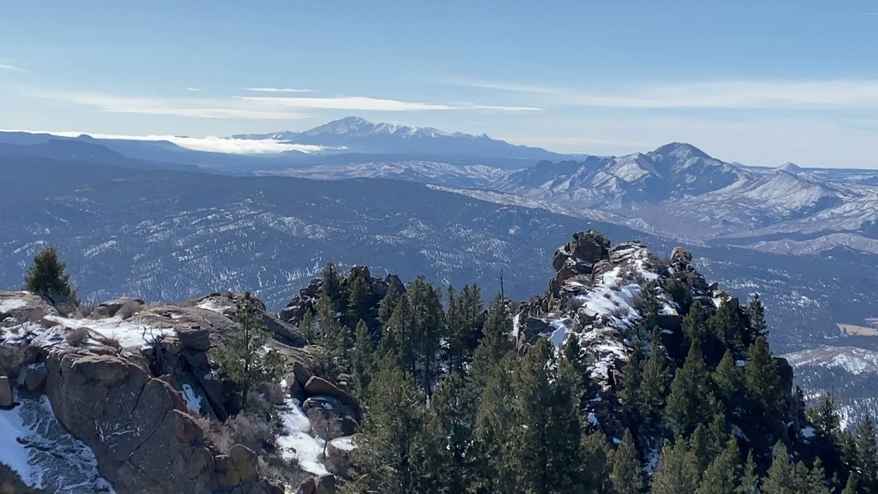Crazy Views From An 8,000ft Peak In Colorado!