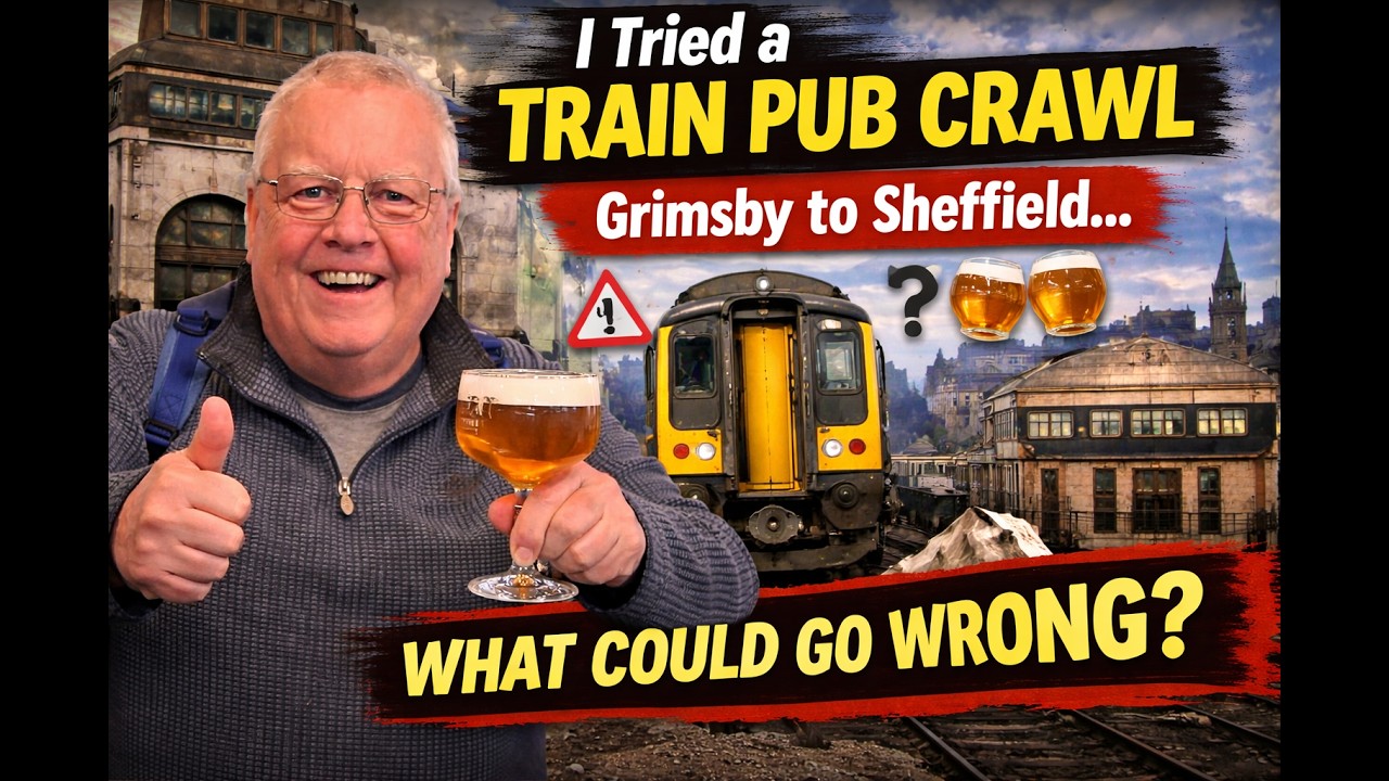 UK Train Pub Crawl 🍺 Grimsby to Sheffield &ndash; What Could Go Wrong?!