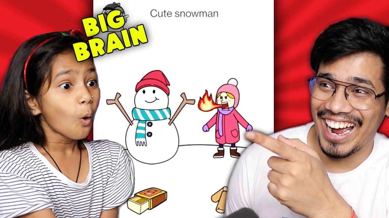 Big Brain Challenge With My Sister ! 😂 (FUNNY)