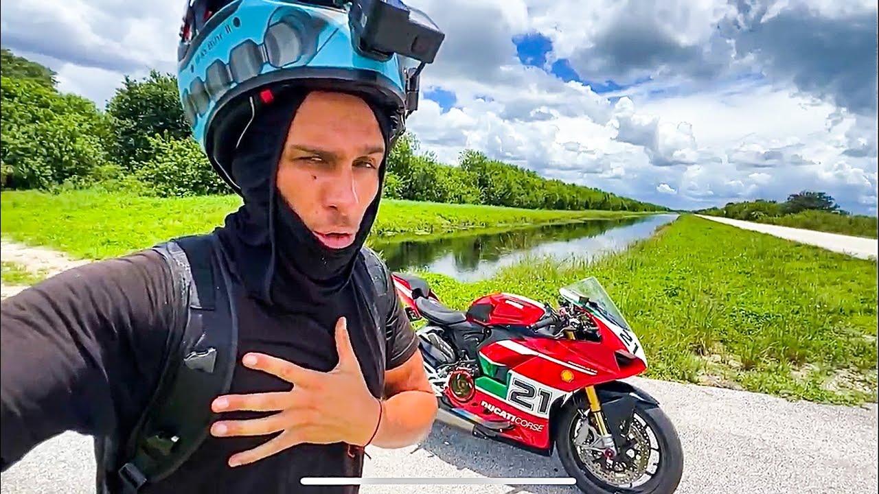 MIAMI5 🇺🇸 Ducati Panigale 👑 V2 Bayliss Limited vs Snake Road 🐍
