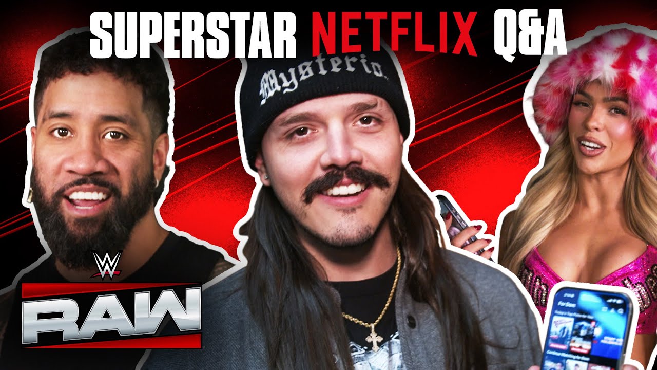 WWE Superstars reveal what’s on their Netflix Continue Watching lists