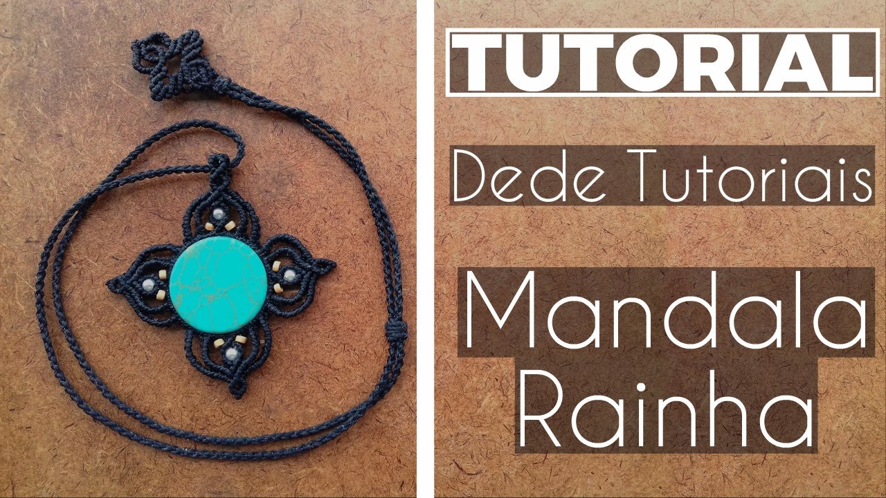 Dede Tutoriais | Como fazer a Mandala Rainha #28