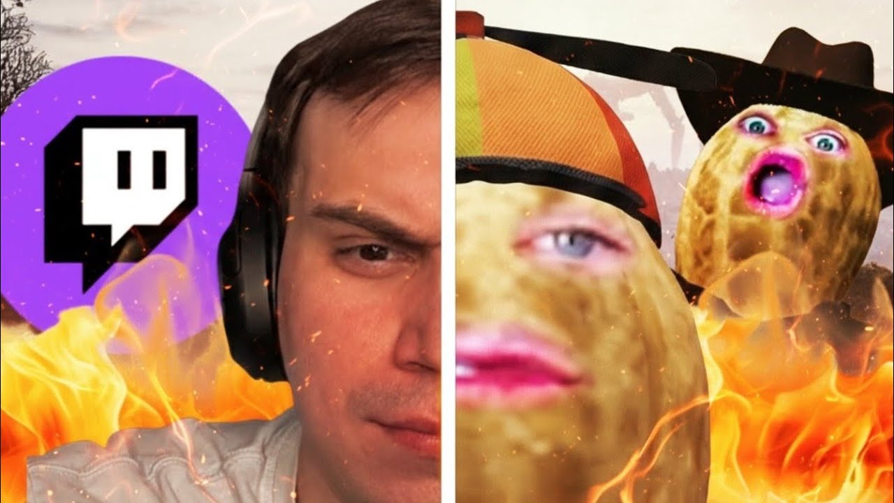 ГЛАВНЫЙ НАКРУТЧИК НА TWITCH. The Burnt Peanut 