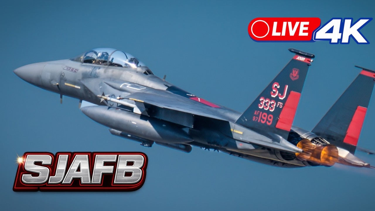 🔴FIGHTER JETS LIVE! Seymour Johnson AFB Plane Spotting |10/8/26🔴