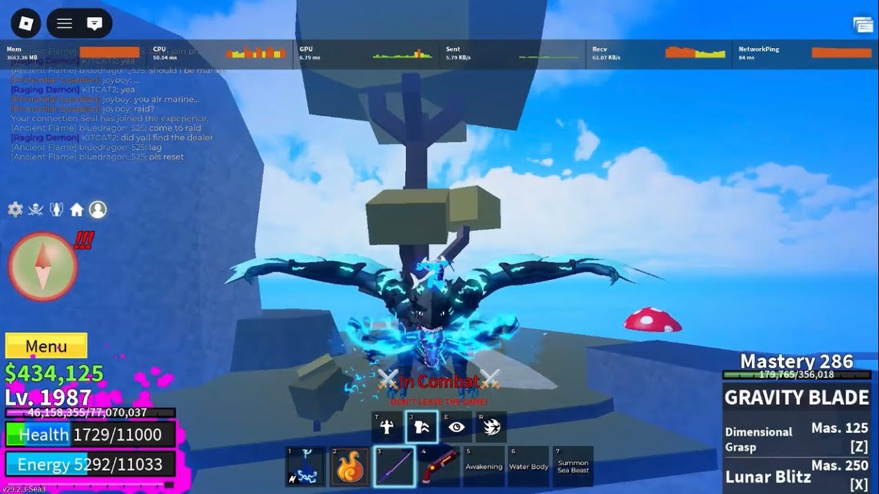 Low level killing 30 mil max levels and max level players