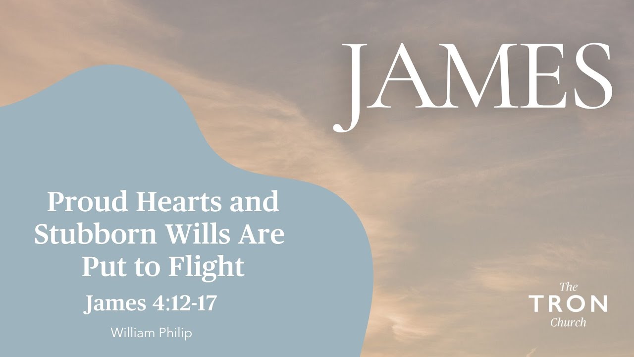 Sunday Morning Service - 18th January 2026 // James 4: 12-17
