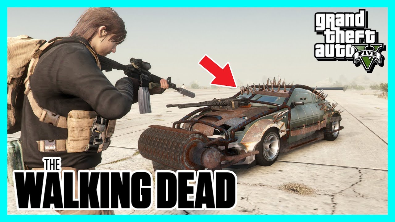 【阿航】GTA5 陰屍路 在工業廢墟找到超猛末日跑車!? | The Walking Dead 戴瑞生存日記番外篇03