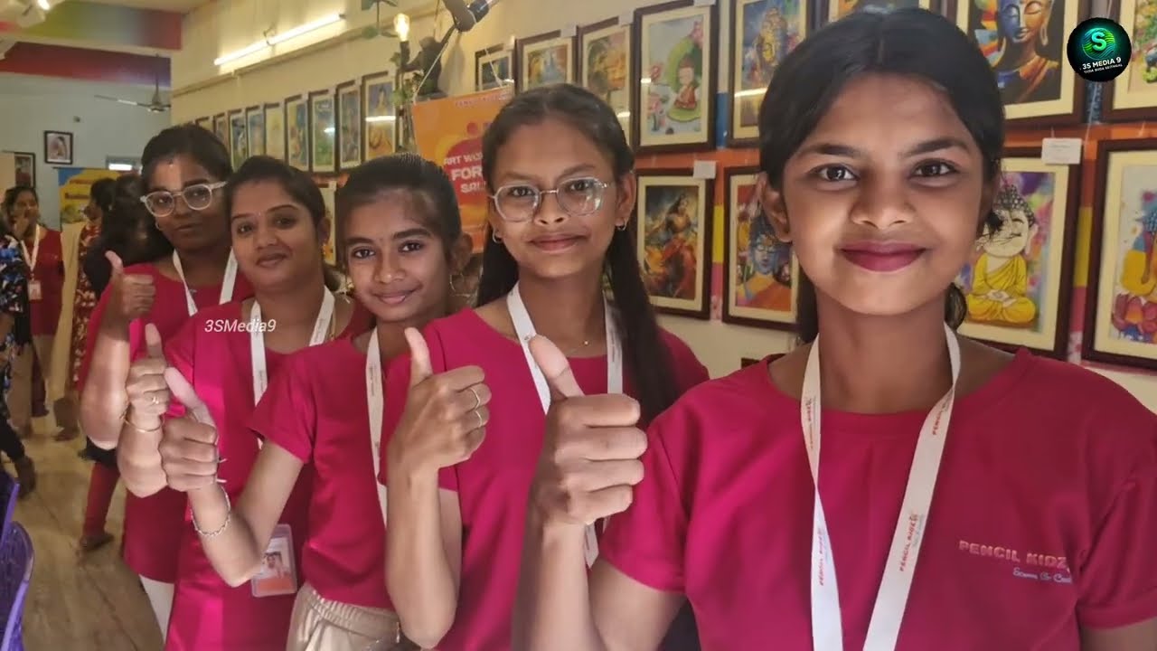 சென்னையில் Art Expo 2026 | Pencil Kidz கலை கண்காட்சி | Live Painting & Caricature நிகழ்ச்சி#3smedia
