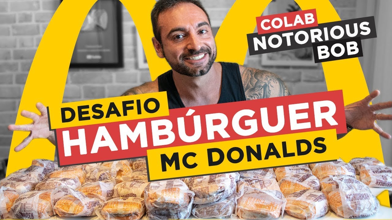 Desafio do Hambúrguer do McDonalds (COLAB com Notorious BoB!!)