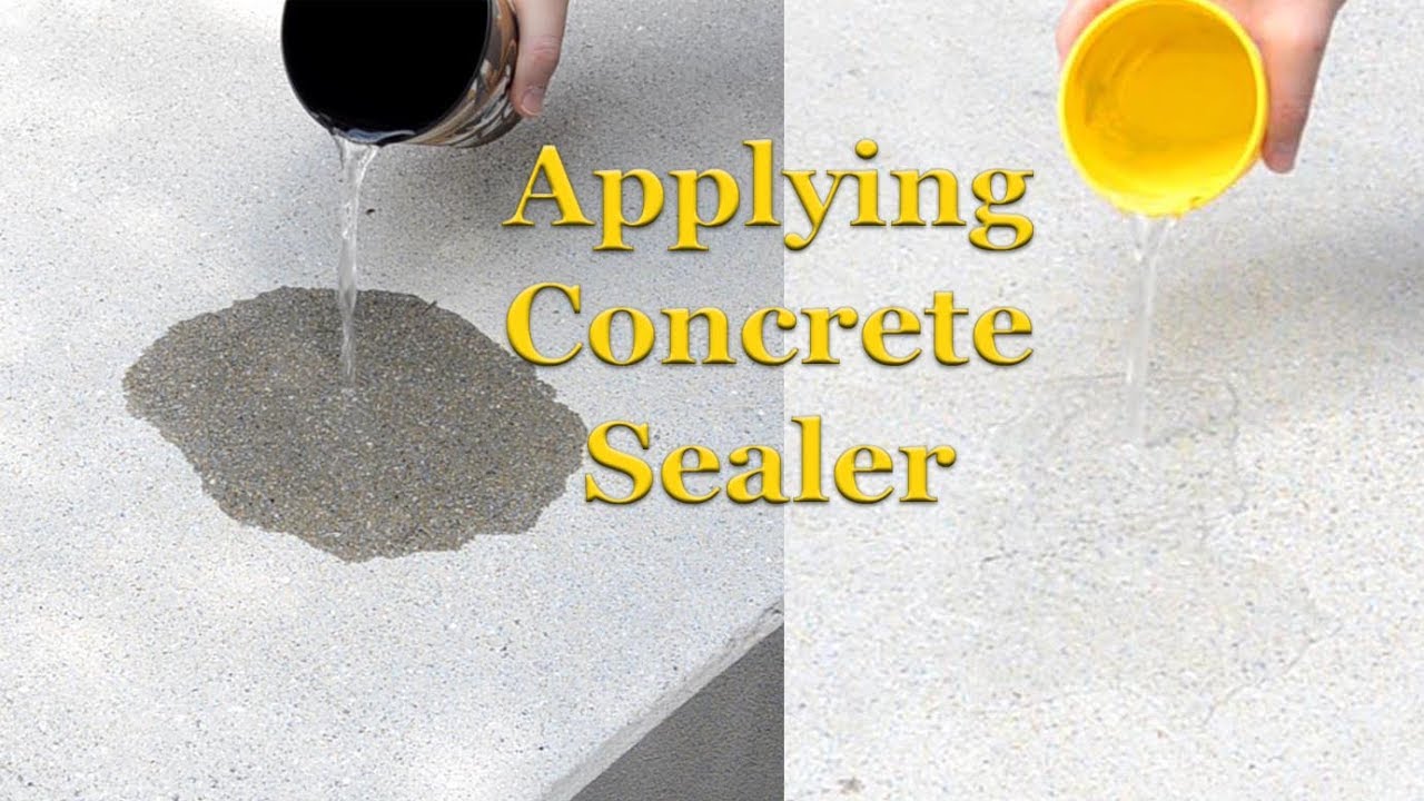Applying Concrete Sealer | Part 3 – Sealing Concrete
