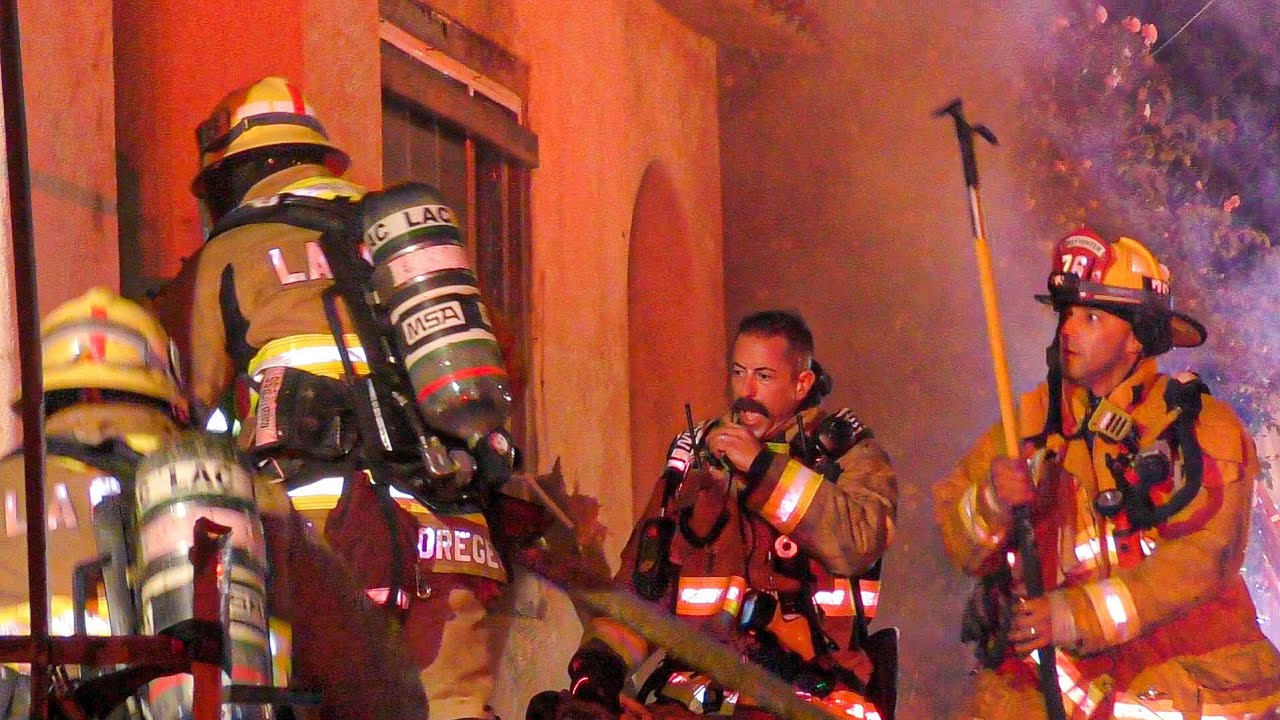 LACoFD Working House Fire: FS8 (West Hollywood)