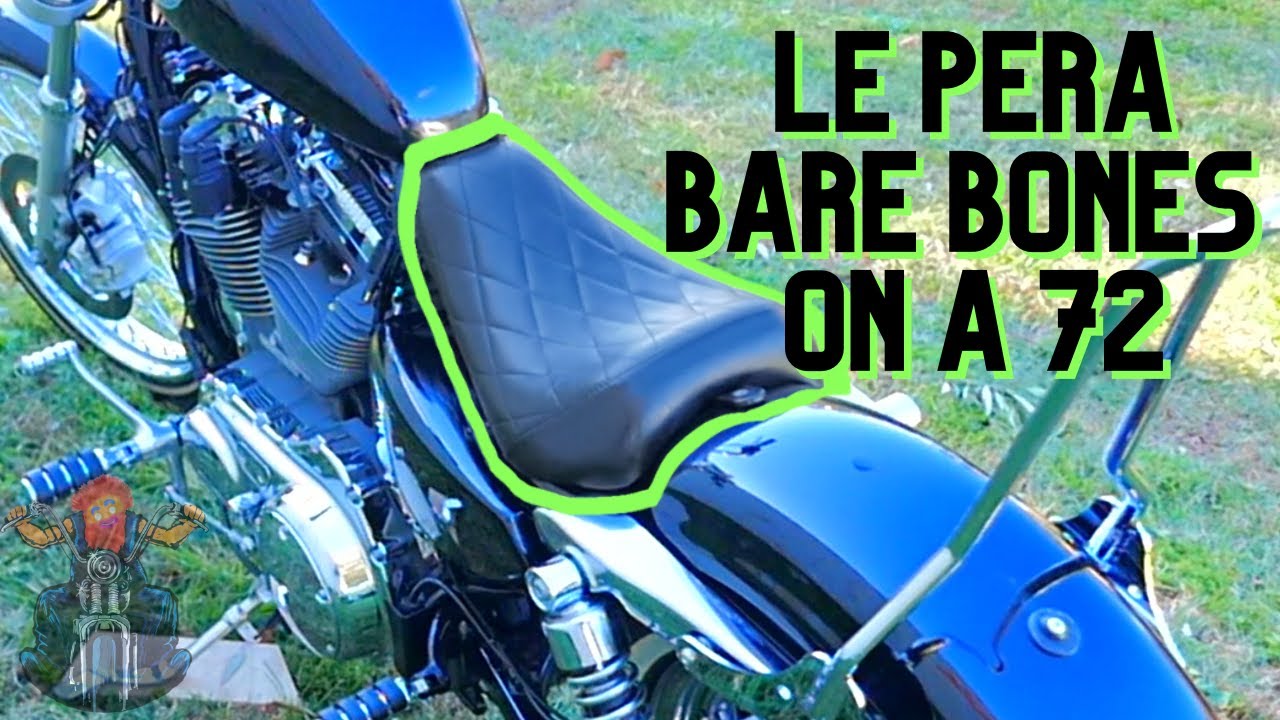 Сиденье Le Pera Bare bones — честный обзор Sportster 72