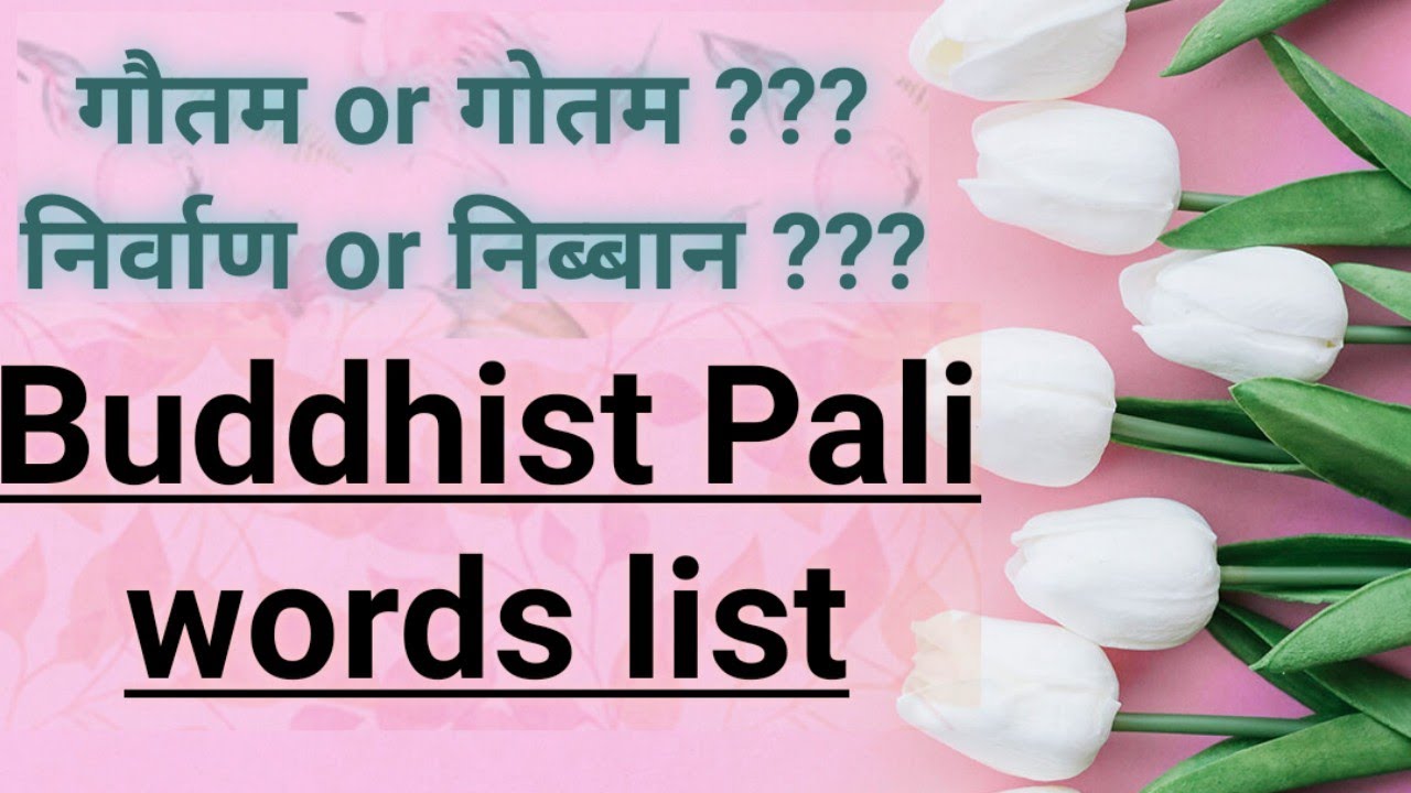 Buddhist Pali words | बौद्ध शब्द उपचार | aawajebhim by sayali balge