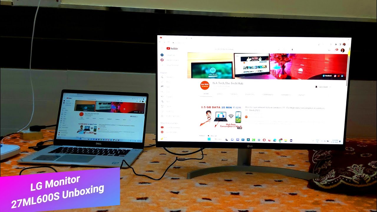 LG 27-inch Monitor 27ML600 Unboxing | Best Full HD Monitor for Photo, Video and Gaming Purpose