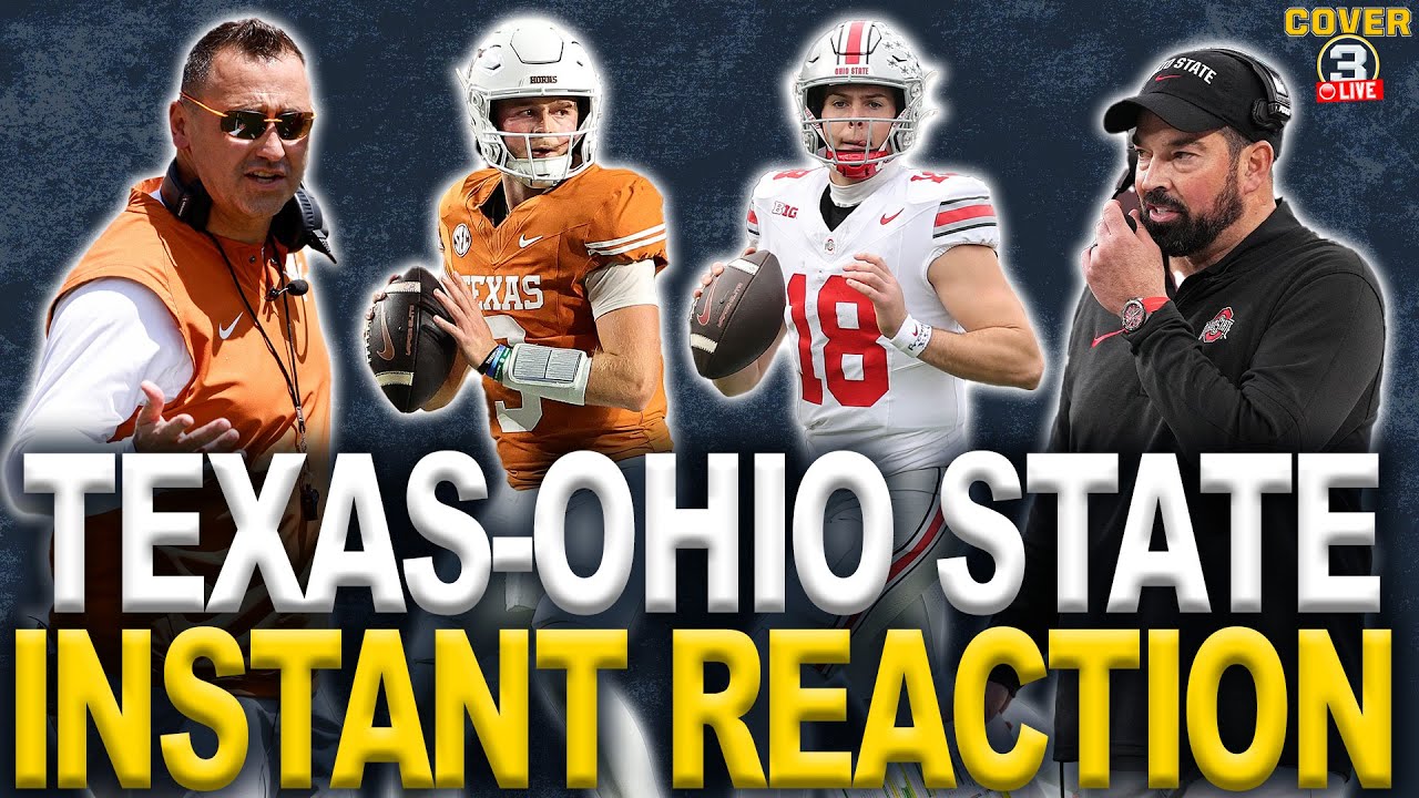 🚨 Texas vs. Ohio State Cotton Bowl Instant Reaction I Cover 3 College Football Podcast