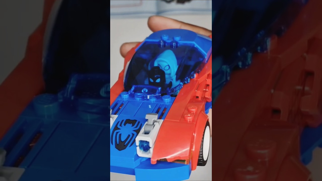 #lego #marvel #Spiderman #race #car #& #venom #green #goblin #76279