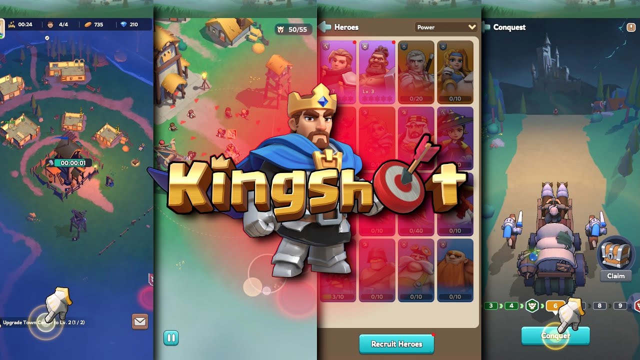 This game plays itself! lol (Kingshot Review & Gameplay) [Ep 1 - No Commentary]