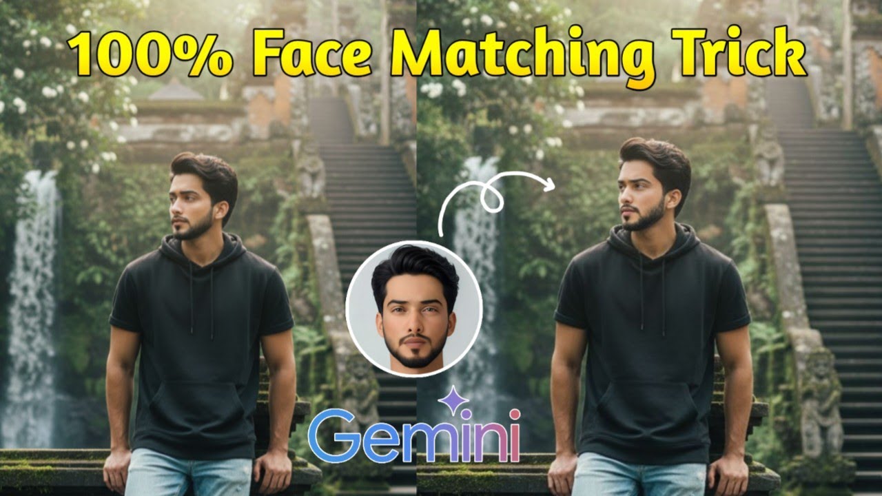 Gamini photo 100% Face matching trick | Face matching solution | 100% working trick 