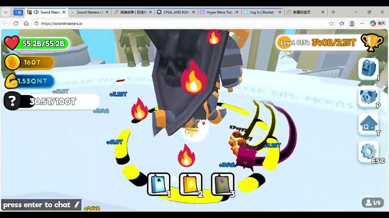 epic battle between me and the rival.