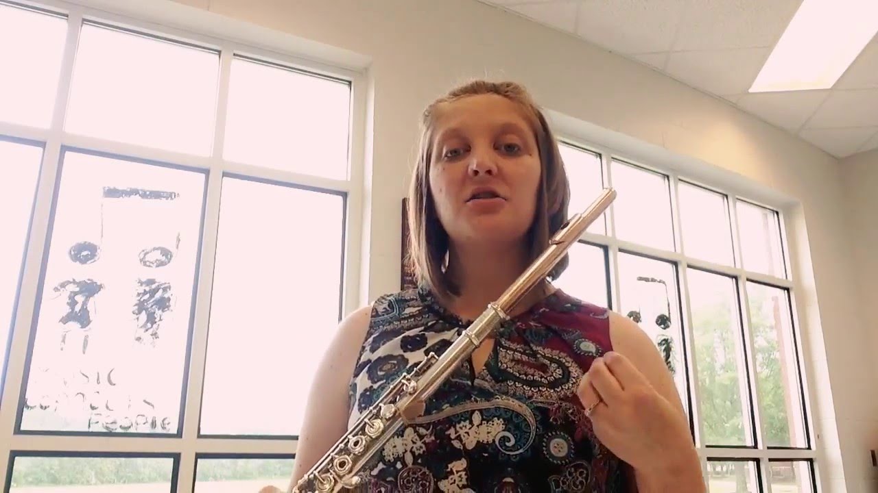 Flute Warm-up exercise with harmonics