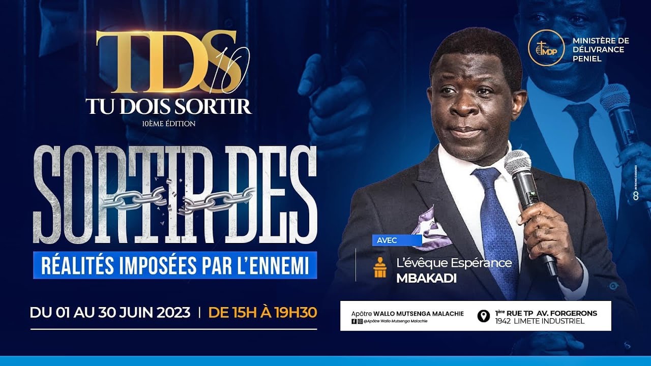 SORTIR DES REALITES IMPOSEES PAR L'ENNEMI  | EVEQUE ESPERANCE MBAKADI
