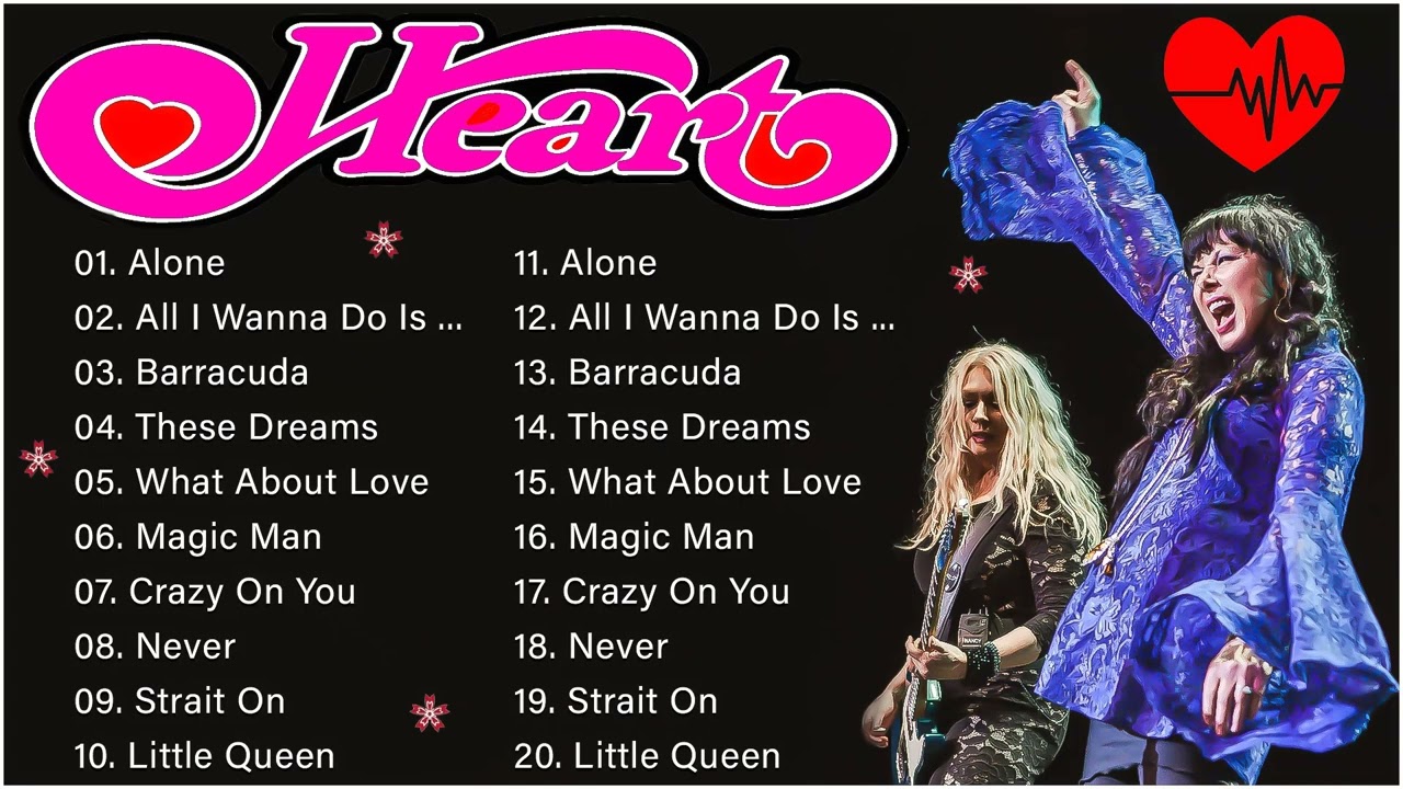 H E A R T Best Songs Playlist 2022 - H E A R T Greatest Hits Album 2022