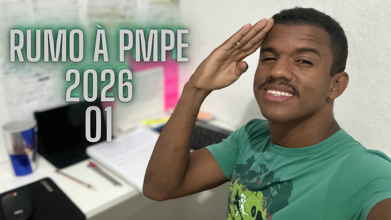 RUMO À PMPE | 1 #pmpe #concurso 