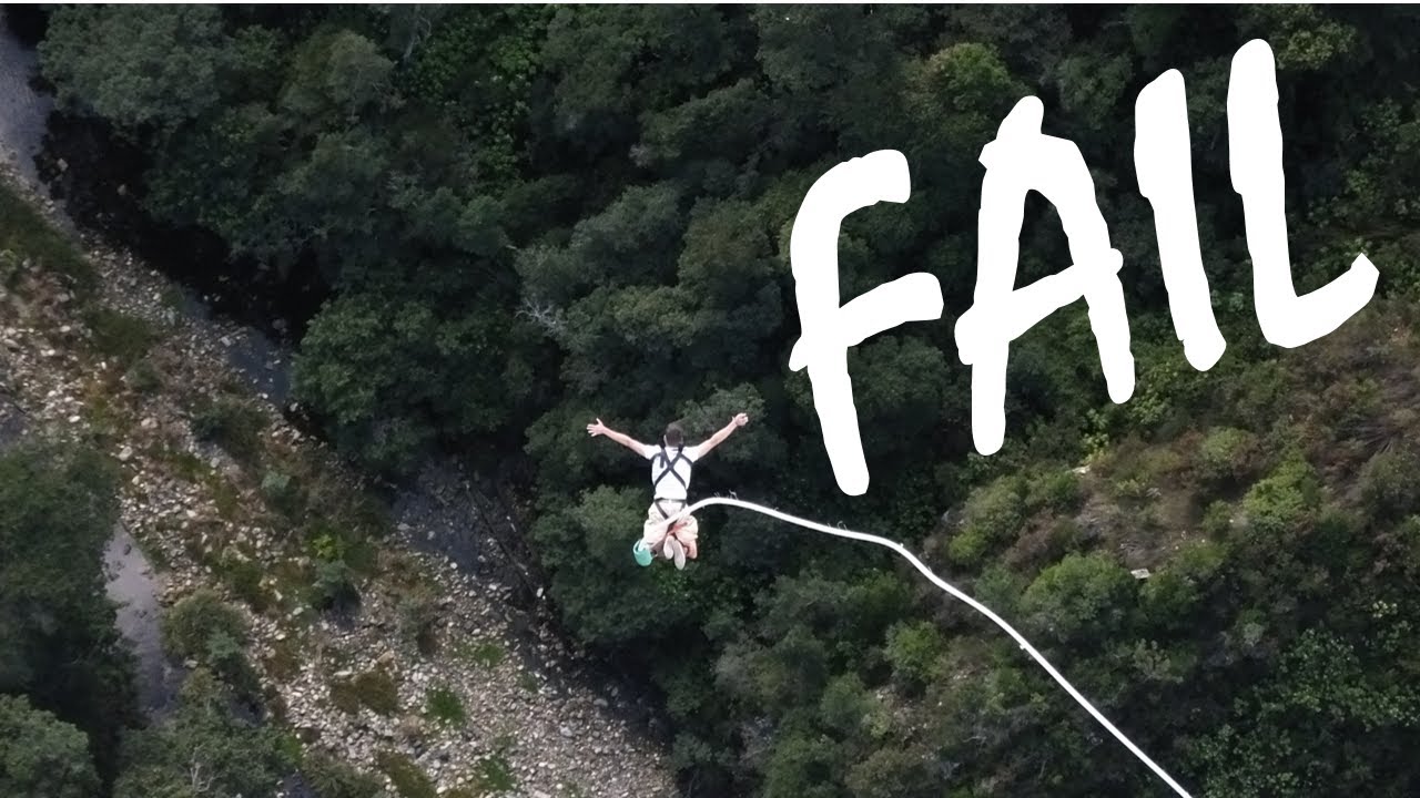 How to fail a bungee jumping (Bloukrans Bridge South Africa)
