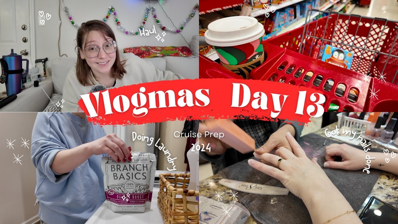 VLOGmas Day 13: Vacation Prep, Getting ready for our cruise, Haul