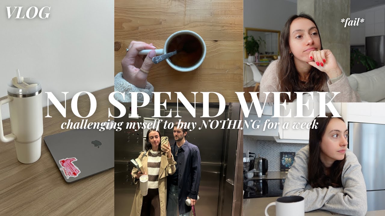 i *finally* tried a NO SPEND challenge! here's how it went... 🤑💰 WEEK IN MY LIFE VLOG