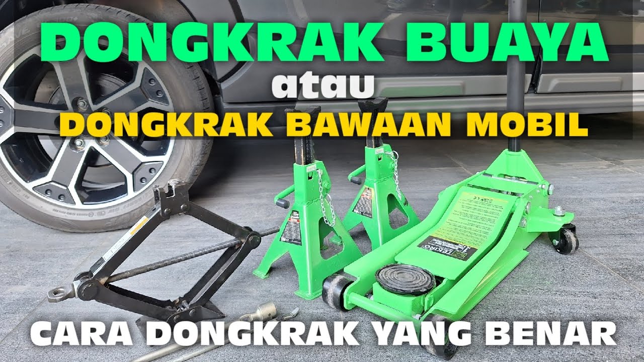 CARA DONGKRAK XPANDER YANG BENAR DONGRAK BUAYA DAN DONGKRAK BAWAAN MOBIL