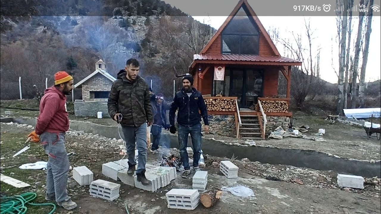 HASAN AY 'IN BUNGALOV EVİNDEKİ HAVUZA İLK SU VERİLDİ