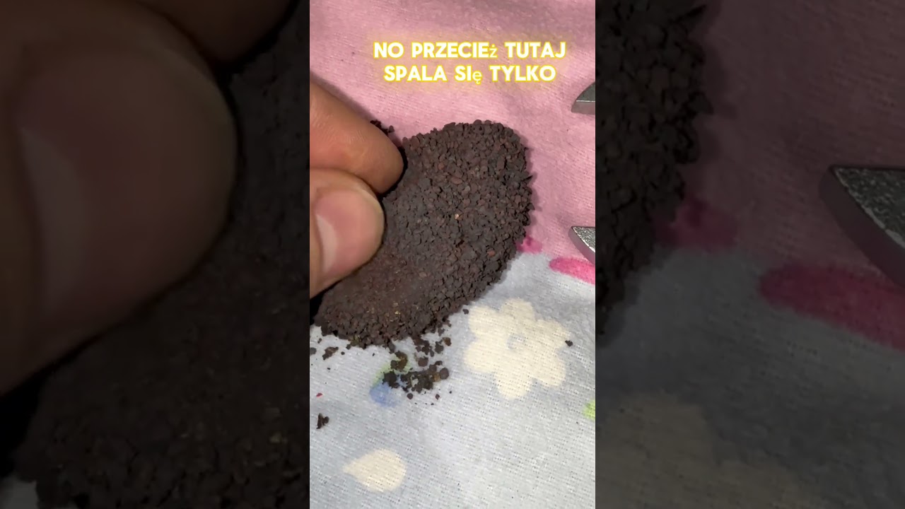 Szlam ferromagnetyczny w komorze spalania kotla kondensacyjnego #kocioł #gaz #ferromagnetyt