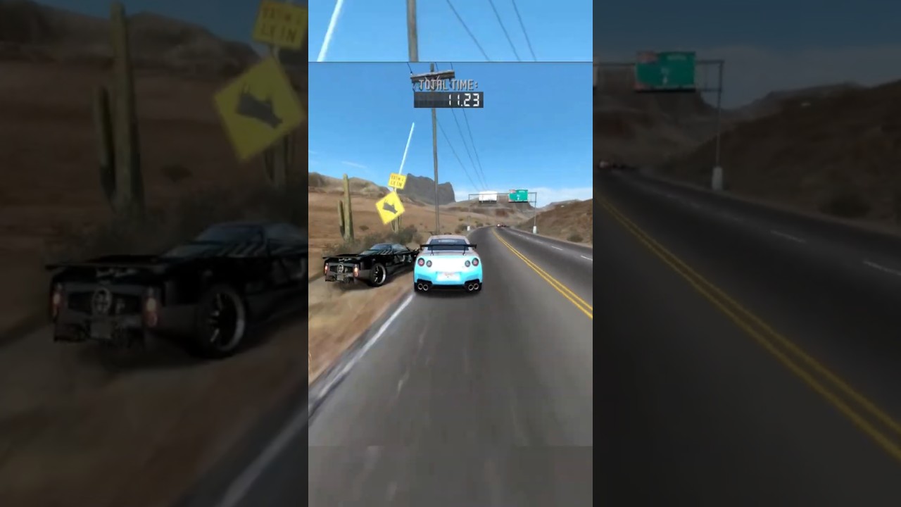 When Your Rival Has 300HP More Than You - Need For Speed ProStreet #shorts #nfs