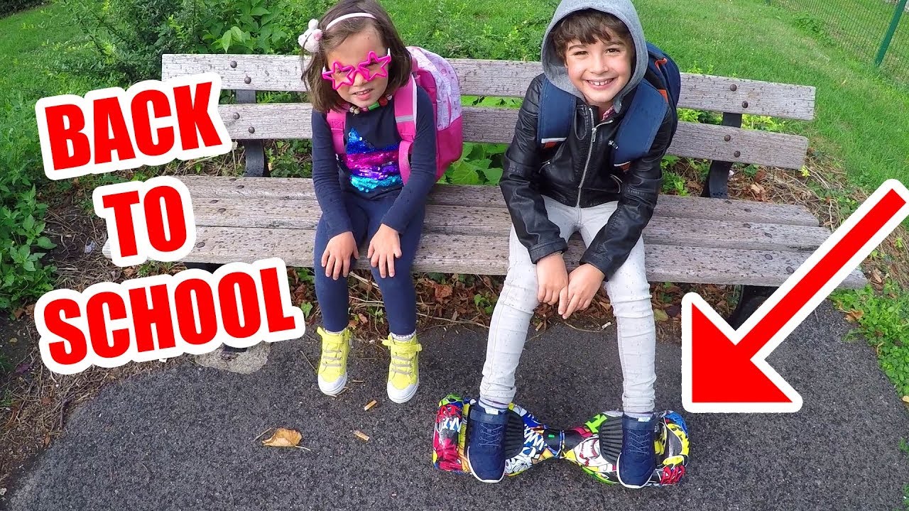 La RENTRÉE des CLASSES en HOVERBOARD - SPECIAL BACK to SCHOOL 2017 INSOLITE - Démo Jouets
