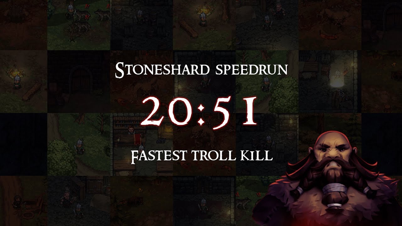Stoneshard speedrun: Fastest Troll Kill (Absolute record 20:51)
