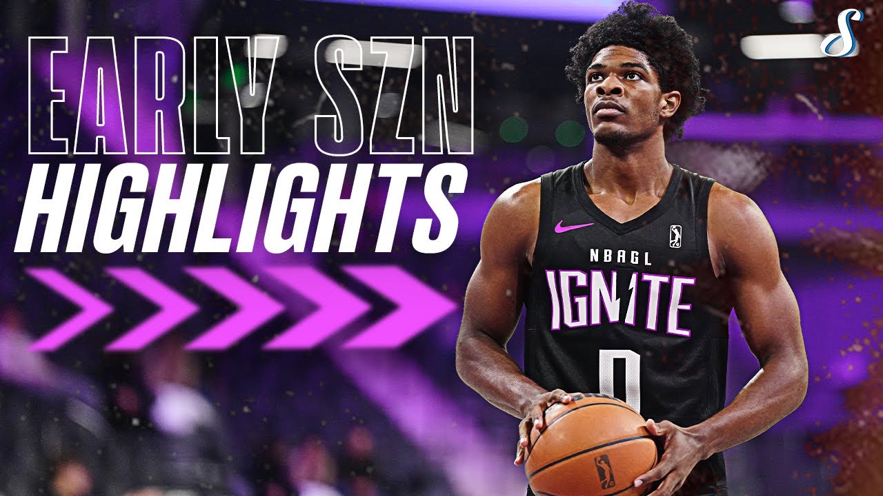Scoot Henderson G League Ignite Early Season Highlights!