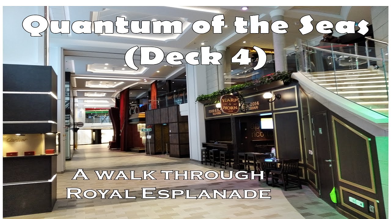 Quantum of the Seas Deck 4 Review: A Walk Through Royal Esplanade | 2bearbear.com