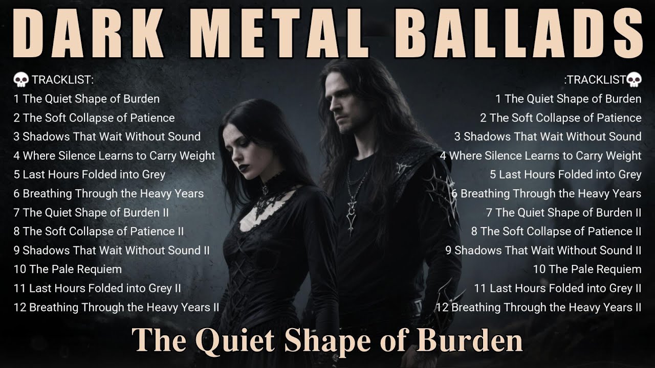 Dark Metal Ballads – The Quiet Shape of Burden | Gothic Symphonic Doom & Melancholic Depth