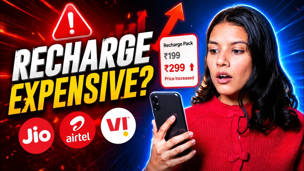 Jio, Airtel, Vi Price Hike: All New Plans Explained !