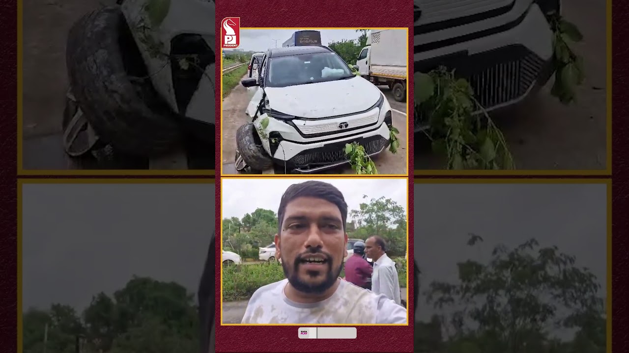 Self Accident on Bambolim Highway