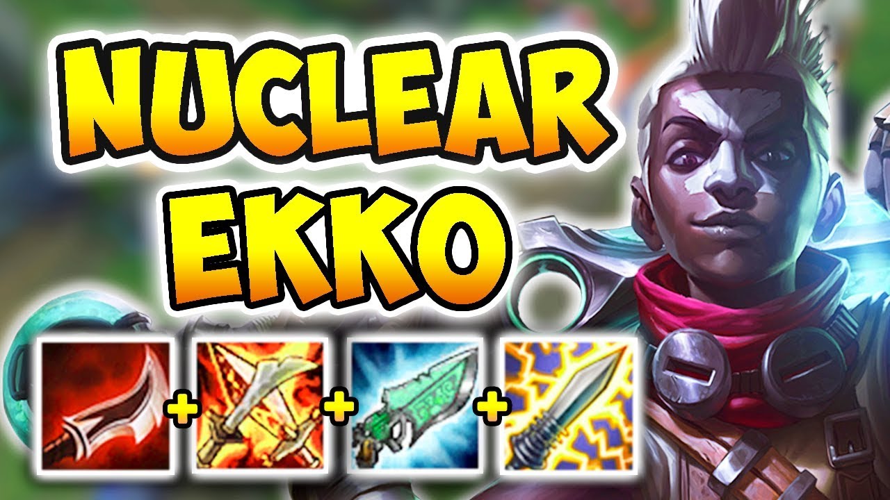 DIVE BOMBER EKKO MID! 100% INSTANT ONE-SHOT CARRIES WITH E (DEADLY) - League of Legends