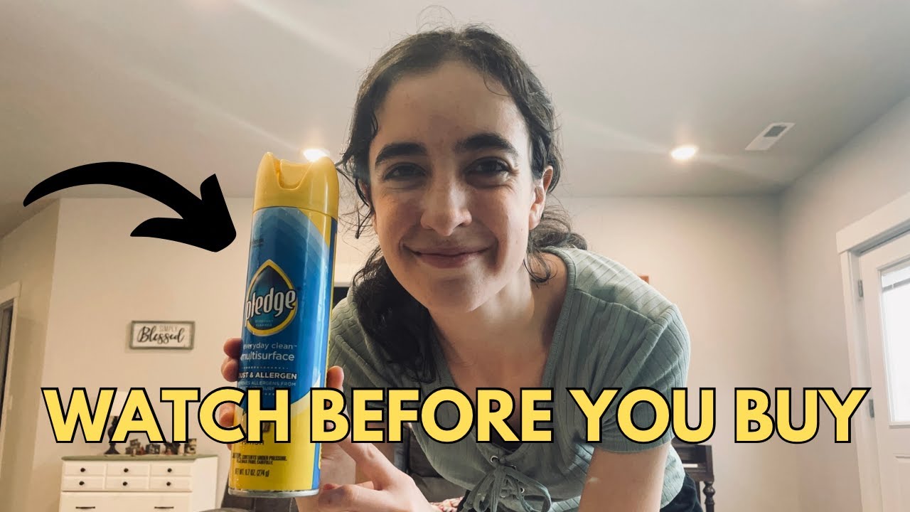 Honest Review of Pledge Dust and Allergen Multisurface Cleaner Spray