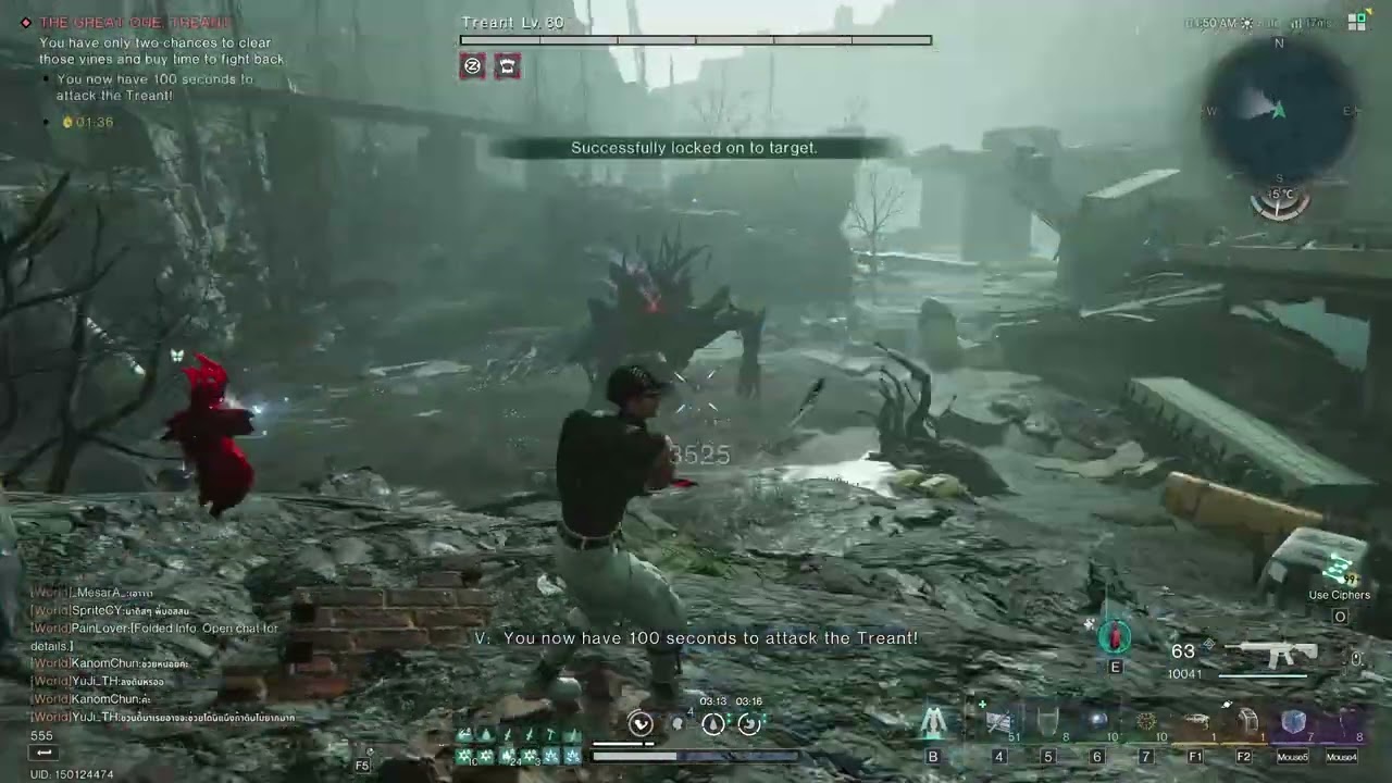 M416 - Silent Anabasis Once Human test damage