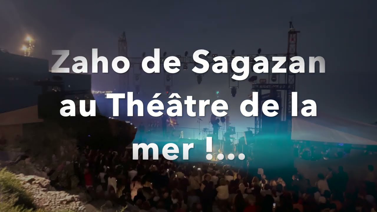 Concert de Zaho de Sagazan à Sète au Théatre de la mer !      HD 1080p